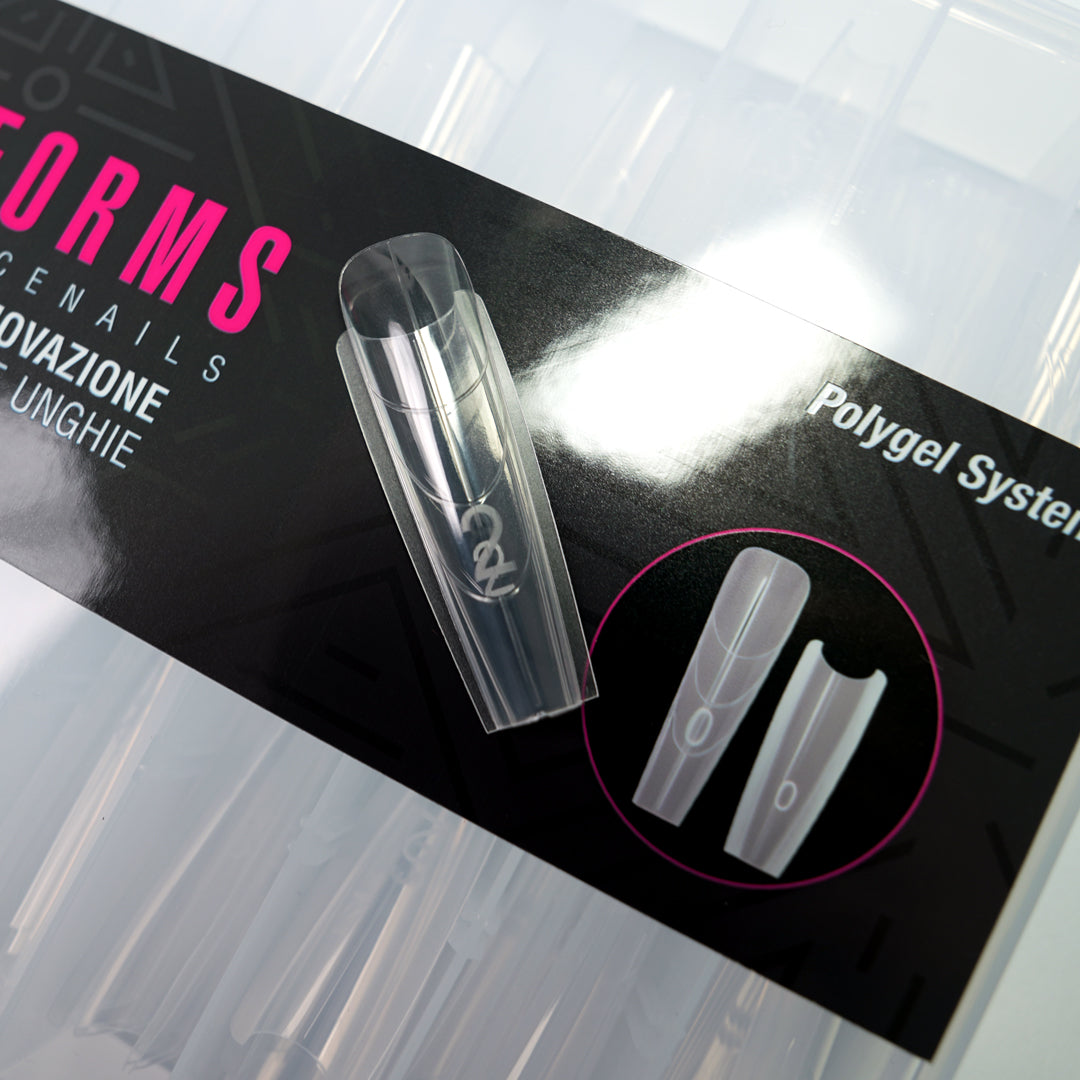 Dual Form 27 - Sandwich Ballerina Beauty Space Nails – Forme Professionali per Ricostruzione Unghie Perfetta