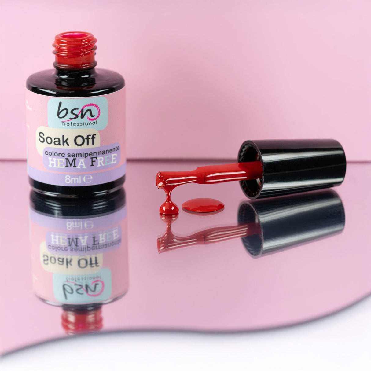 08 - Soak Off Color Smalto semipermanente HEMAFREE 8ml