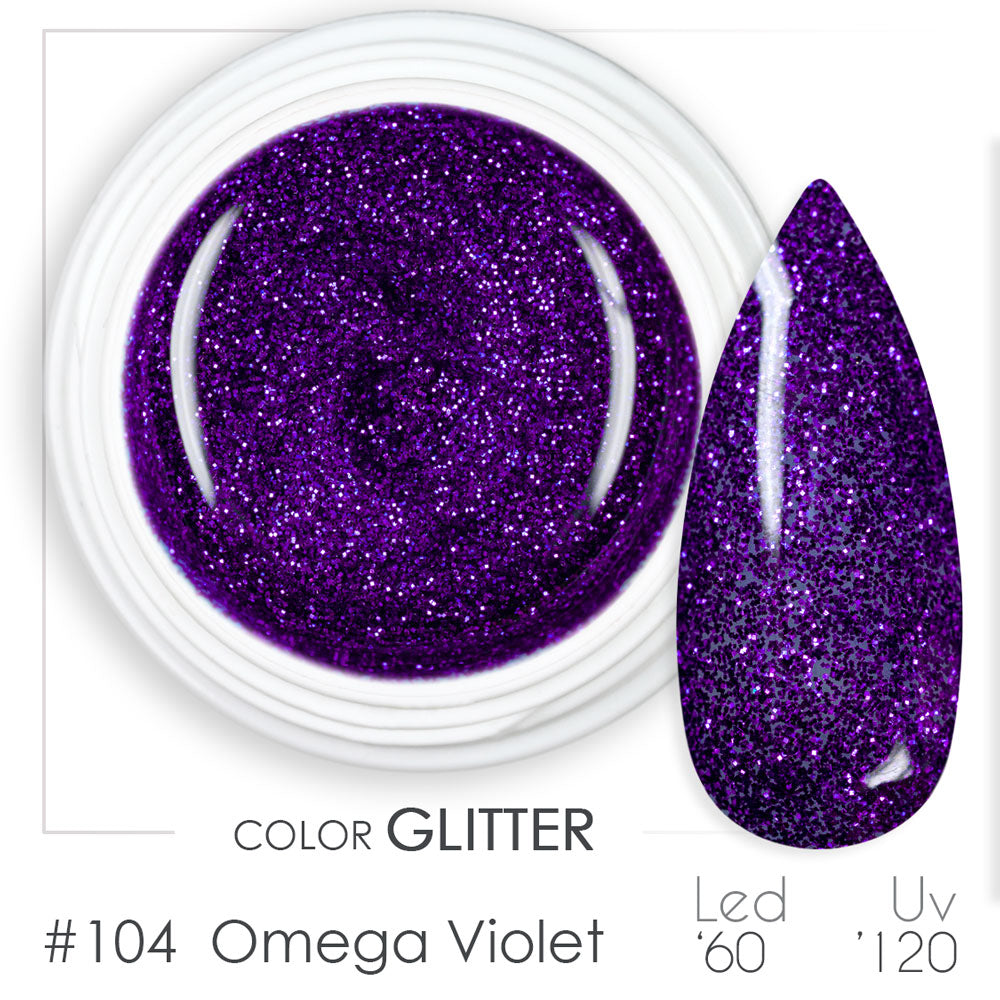 104 - Omega Violet - Gel UV Colorato - BSN Professional Glitter