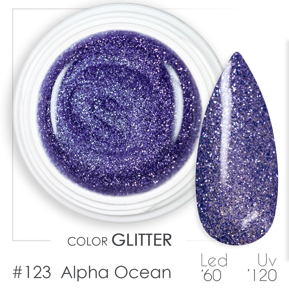 123 - Alpha Ocean - Gel UV Colorato - BSN Professional Glitter