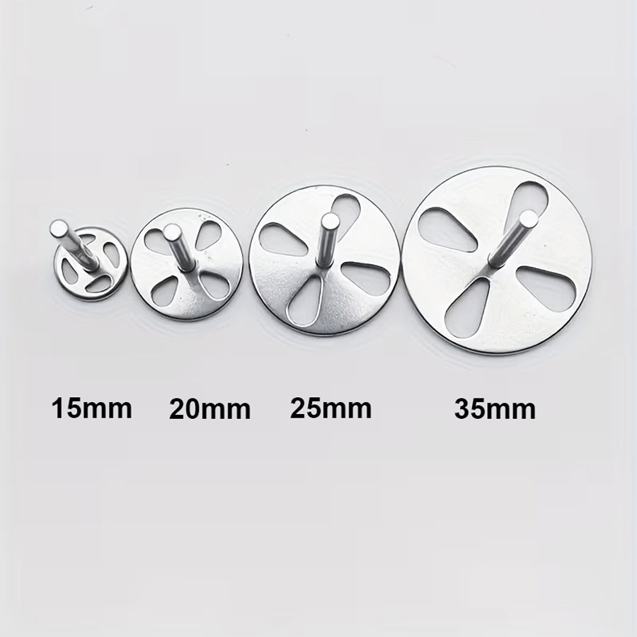 Punta supporto in metallo disco per rimuovere calli pedicure podisc 15-20-25-35mm