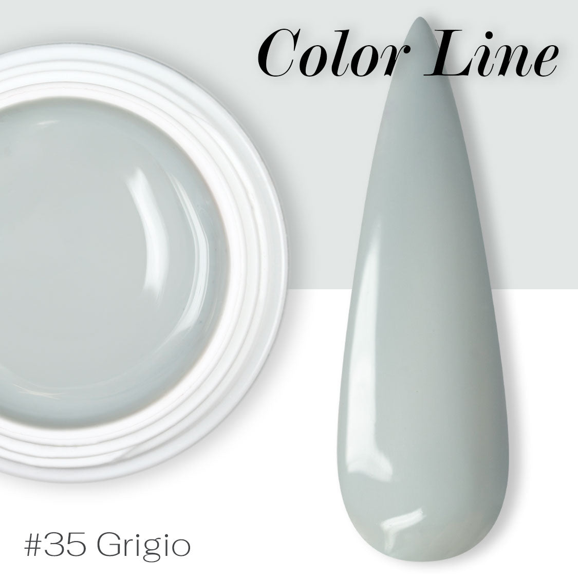 35 - Grigio - Coprente - Gel UV Colorato - Color line - 5ml