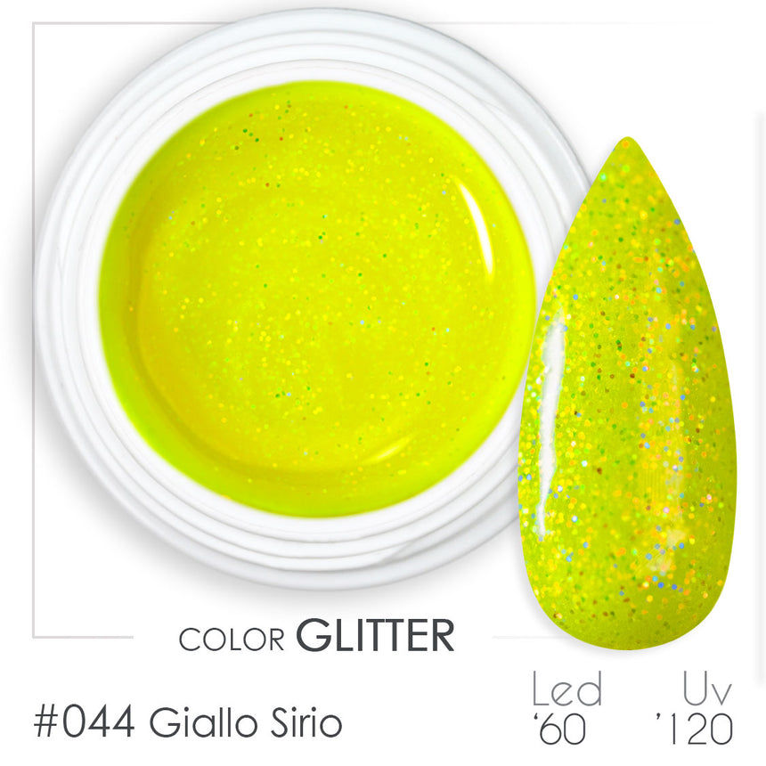 044 - Giallo Sirio - Gel UV Colorato - BSN Professional Glitter