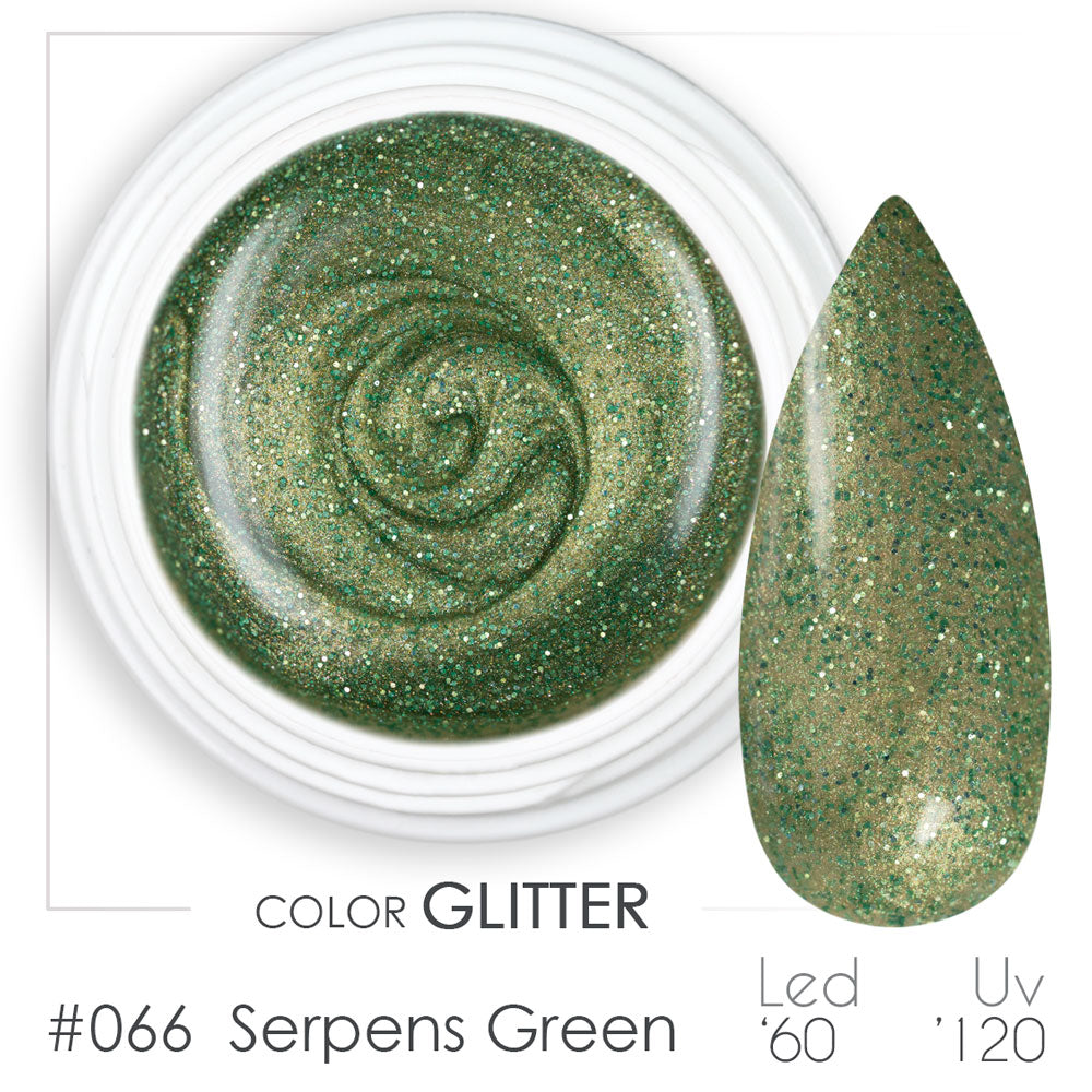 066 - Serpens Green - Gel UV Colorato - BSN Professional Glitter