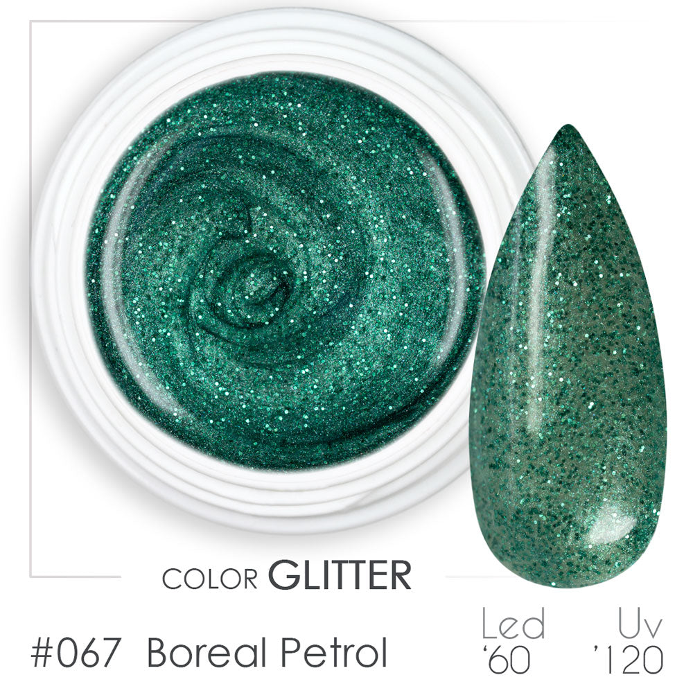 067 - Boreal Petrol - Gel UV Colorato - BSN Professional Glitter