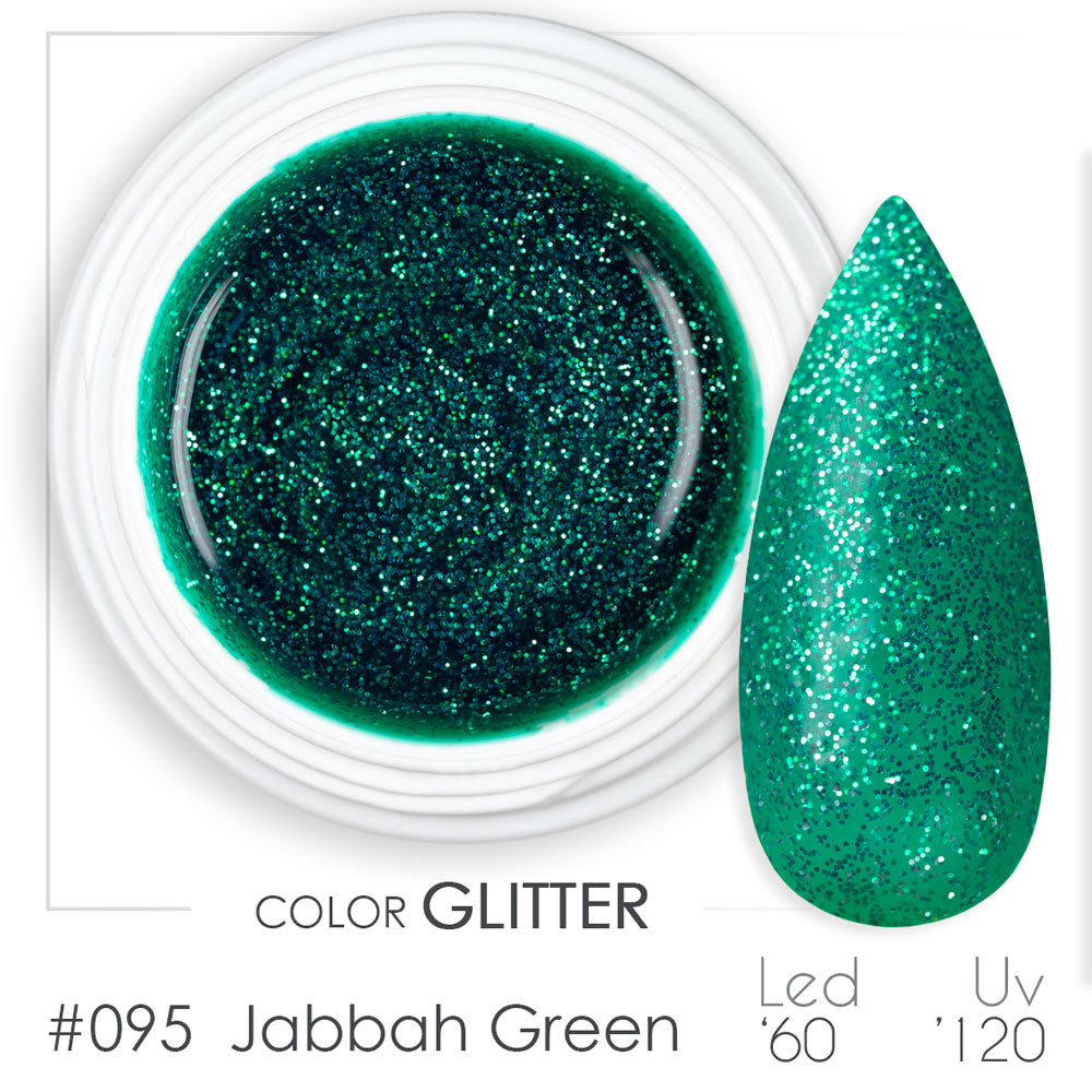 095 - Jabbah Green - Gel UV Colorato - BSN Professional Glitter