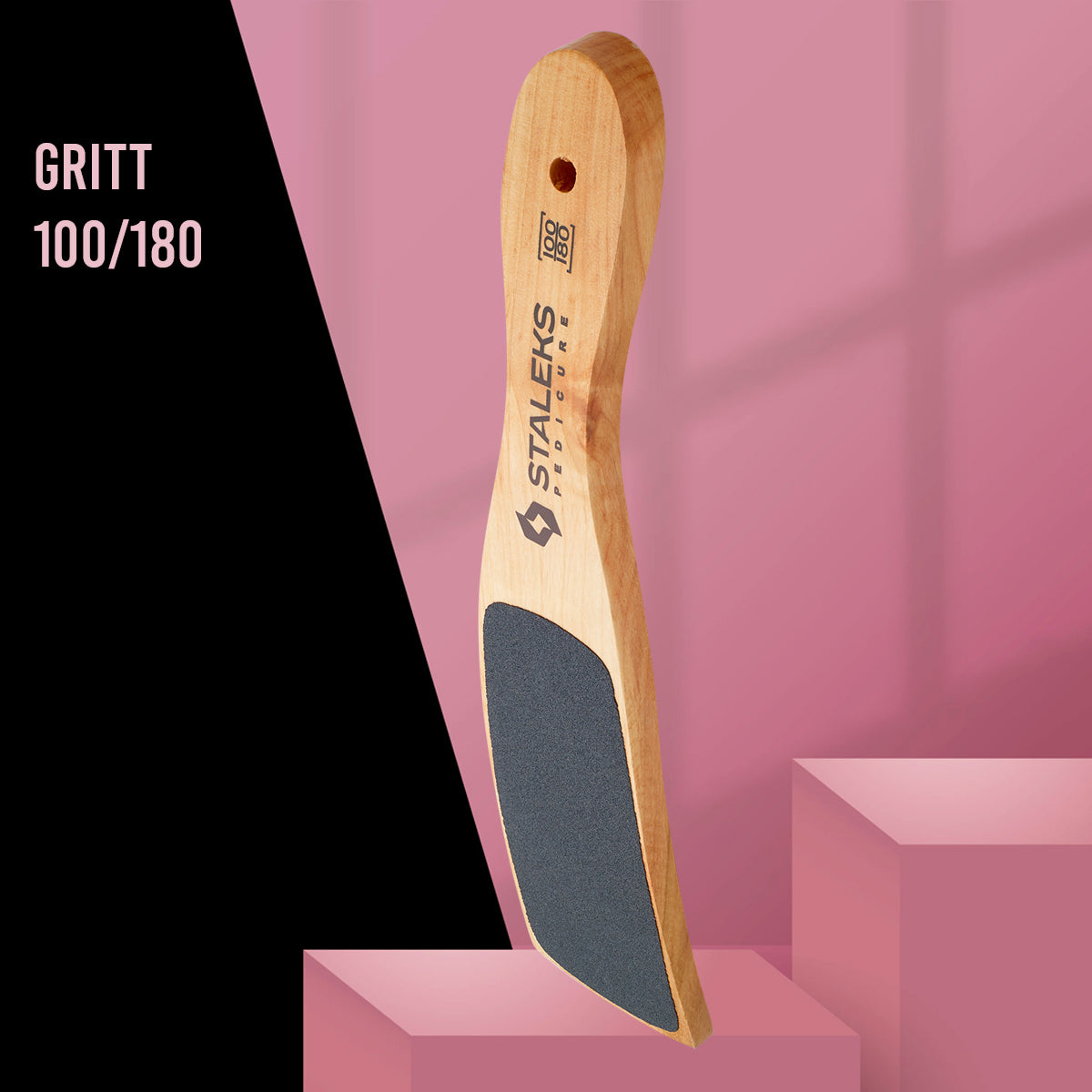 BEAUTÉ & SOINS 10 TYPE 2 Râpe à talons en bois 100/180