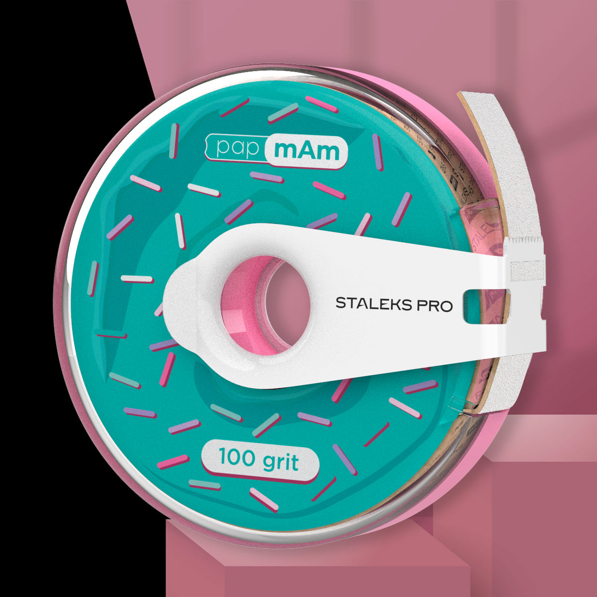 Lima STALEKS papmAm BIANCO in rotolo con custodia - Grana 100 - 7 metri