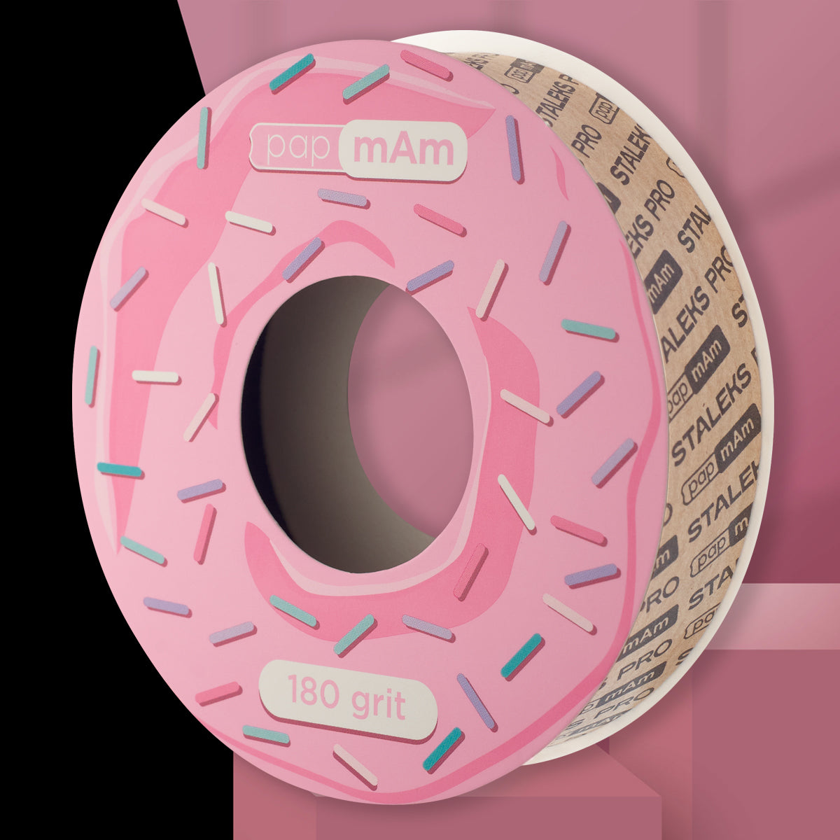 Ricarica di lima papmAm BIANCO in rotolo EXPERT STALEKES PRO - Grana 180 - 7 metri