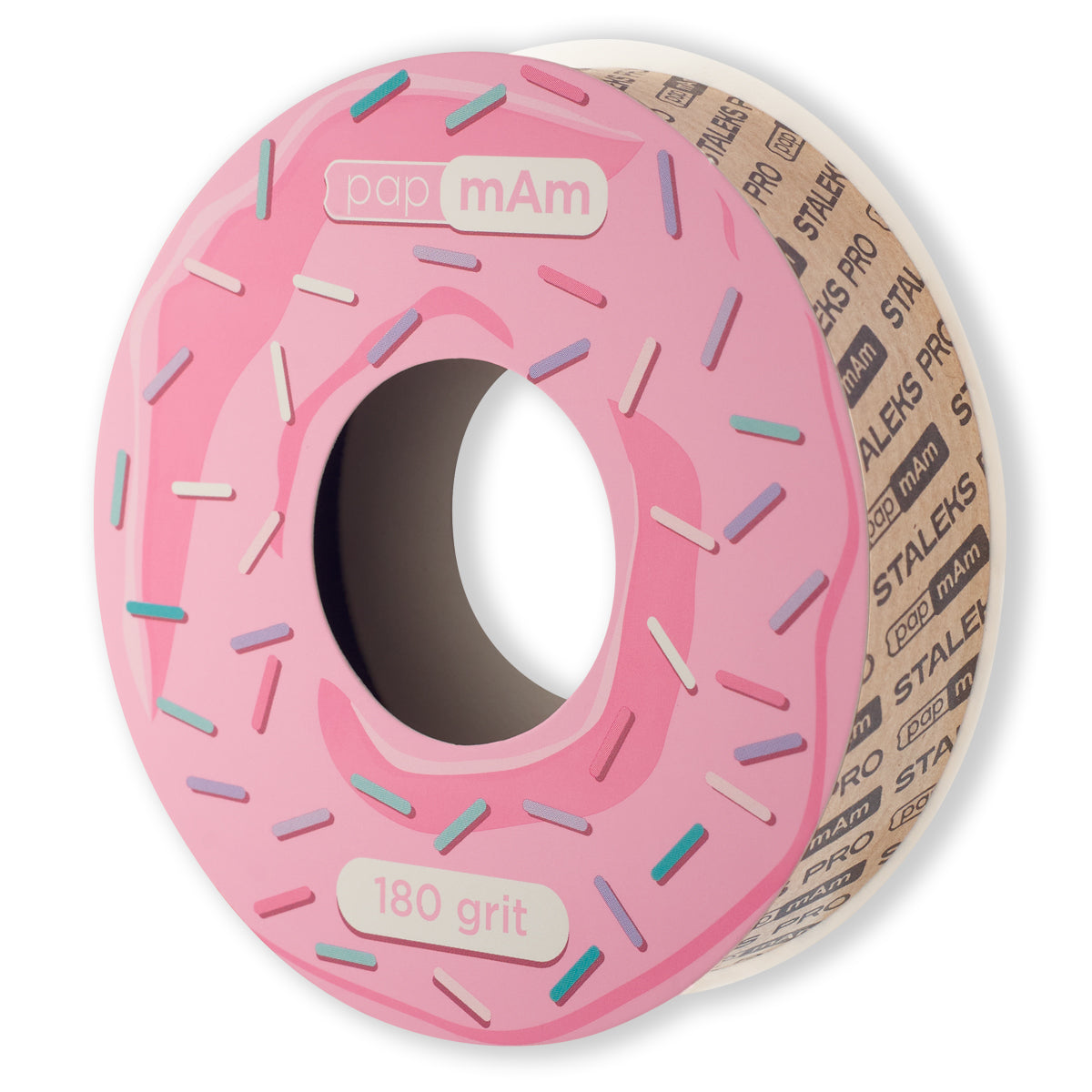 Ricarica di lima papmAm BIANCO in rotolo EXPERT STALEKES PRO - Grana 180 - 7 metri