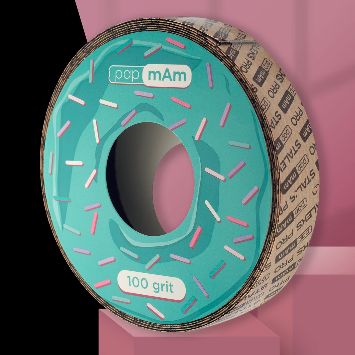 Ricarica di lima papmAm BIANCO in rotolo EXPERT STALEKES PRO - Grana 100 - 7 metri