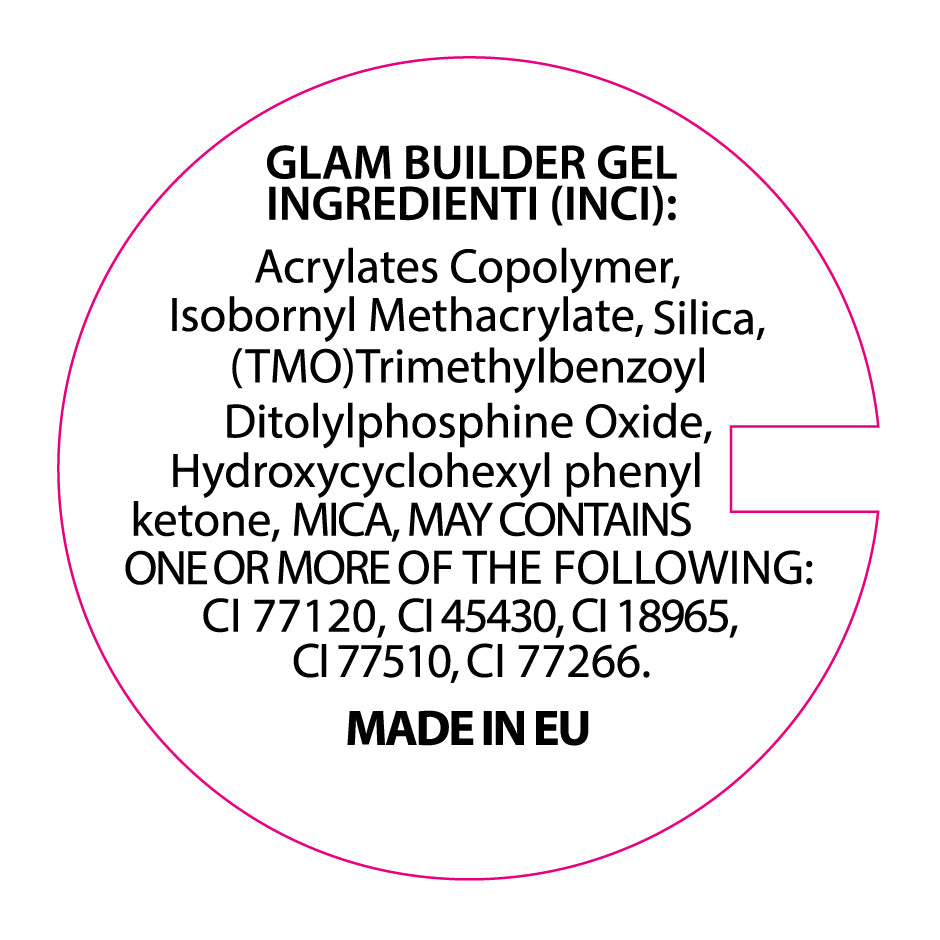 White Stardust - FAST HARD - Cream Glam Builder Gel 30 ml - Hema Free