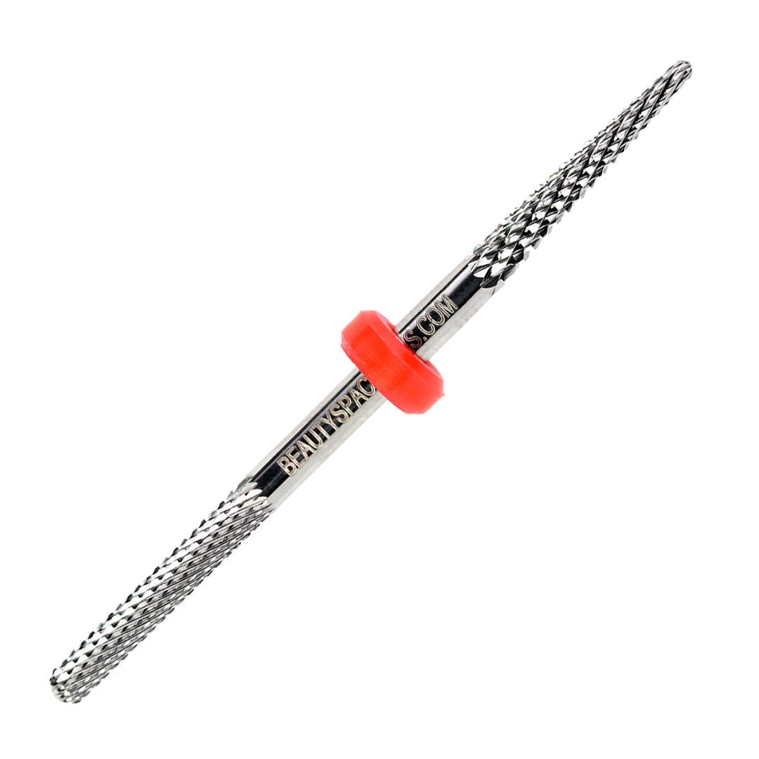 Punta Double doppia testa 2in1 - Ago appuntito e arrotondato - anello rosso - BSN Remove Needle Double Soft - grana fine