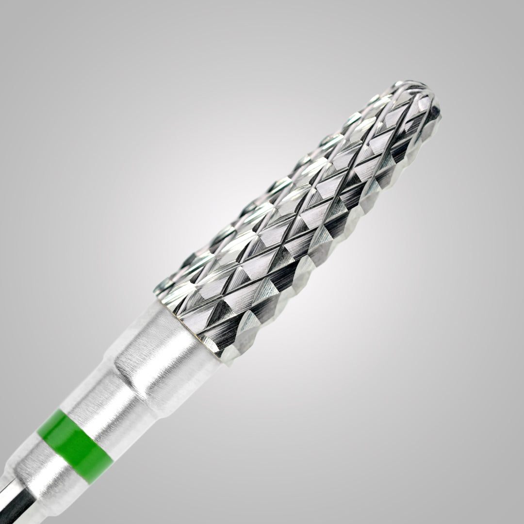 Punta Carbide Conica Extra Strong – anello verde C - BSN Small Umbrella Bit - grana grossa