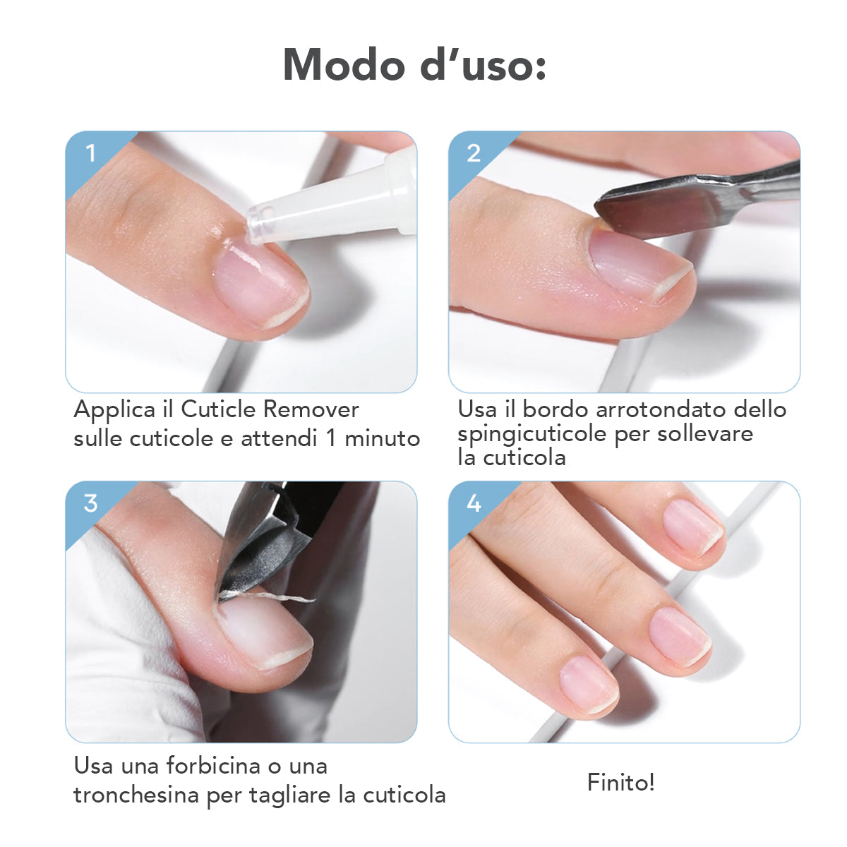 Trattamento Rimuovi cuticole - Cuticle Remover 100ml