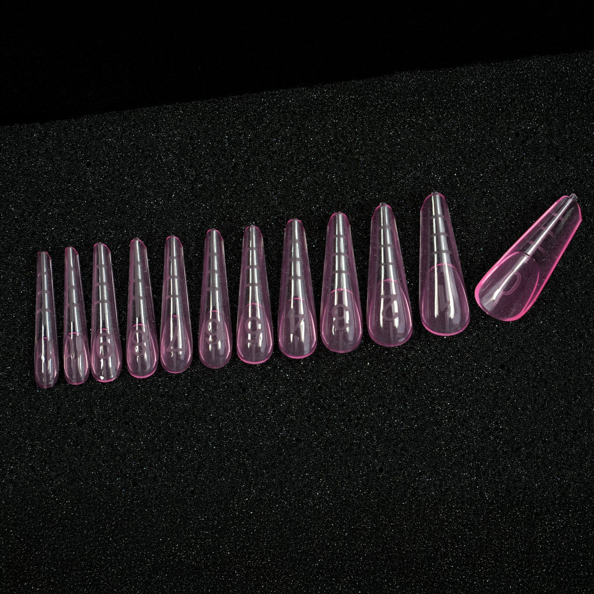 Mandorla Corta + French - Dual form muretto - Formine rosa 200 pezzi in Box