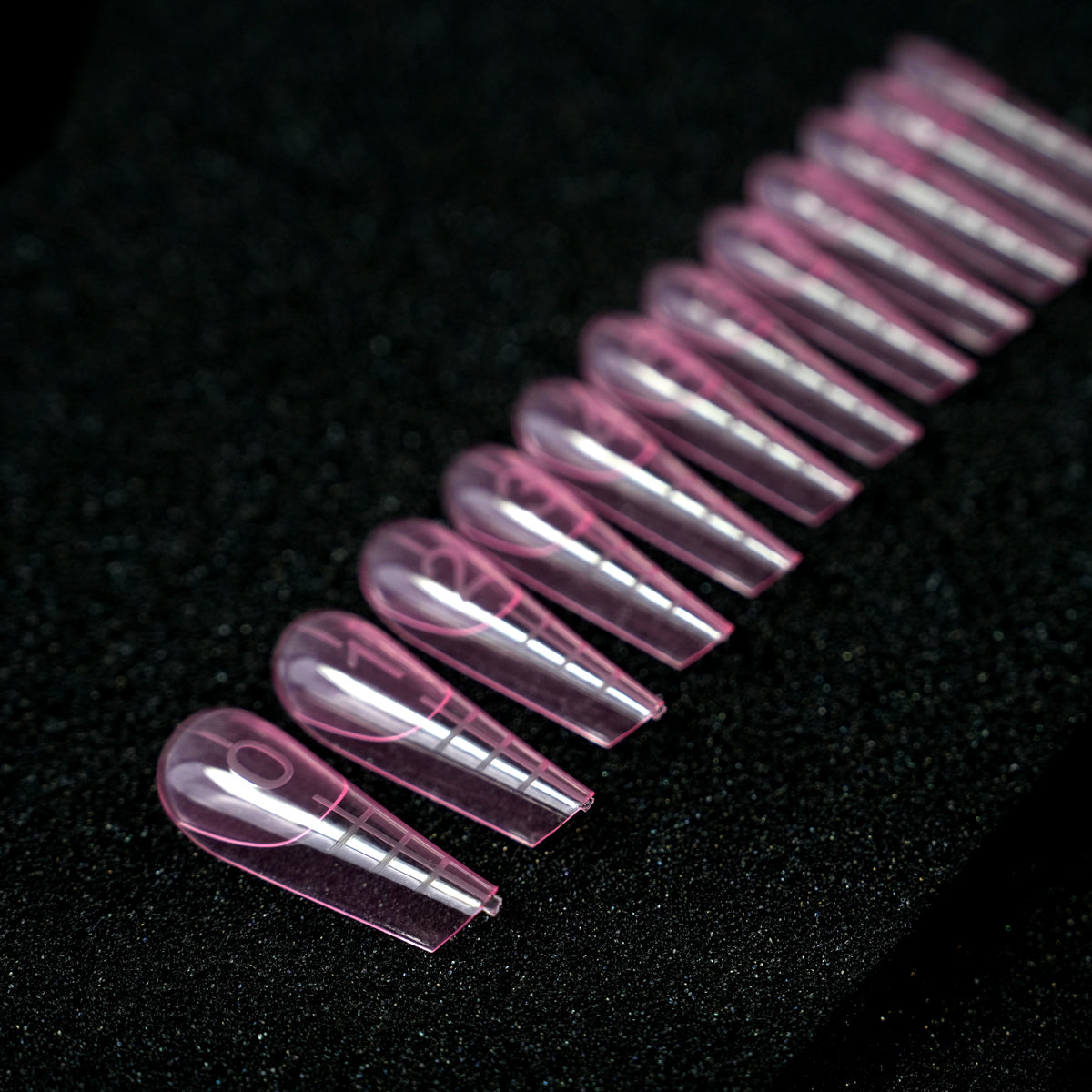 Mandorla Corta + French - Dual form muretto - Formine rosa 200 pezzi in Box