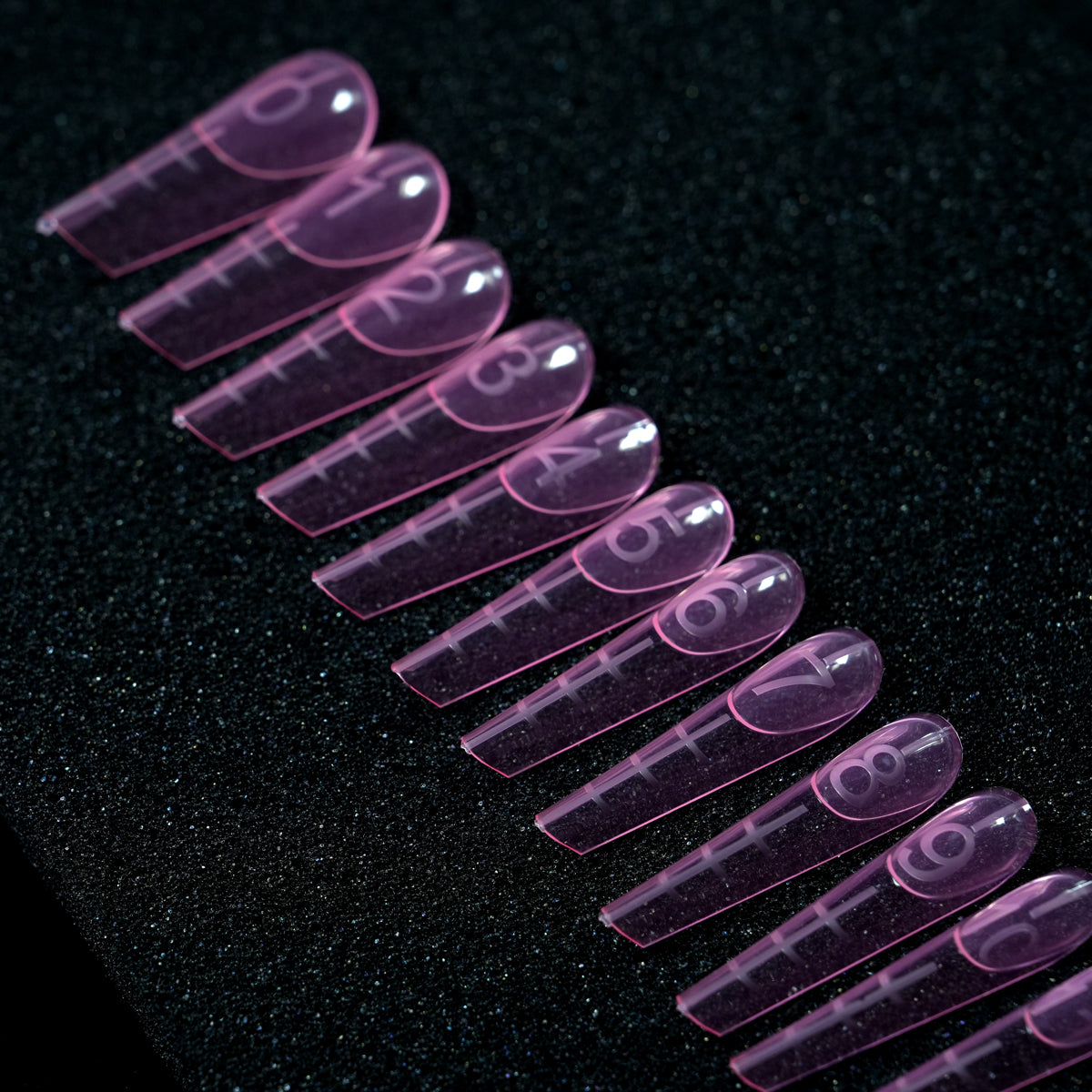 Mandorla Corta + French - Dual form muretto - Formine rosa 200 pezzi in Box