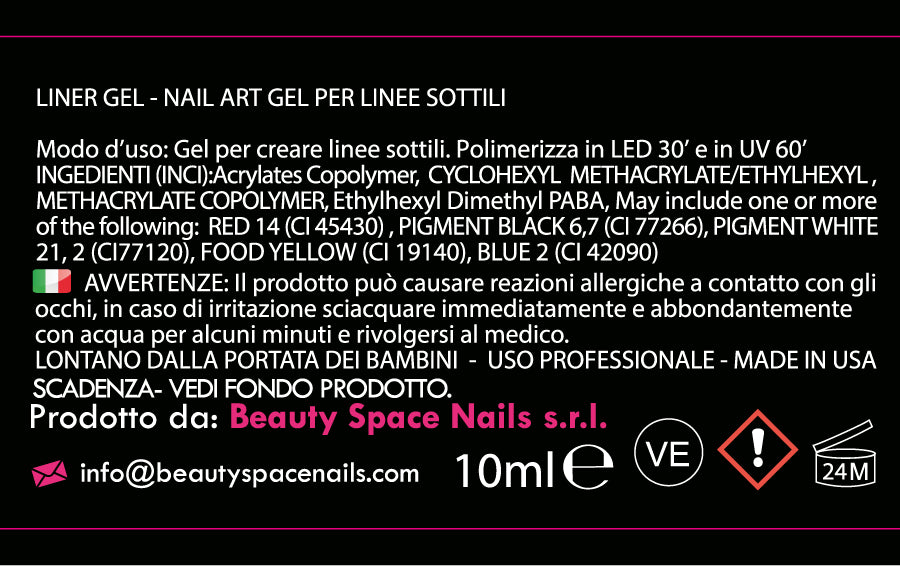 Verde 25 - Fine Liner Gel Soak Off 10ml