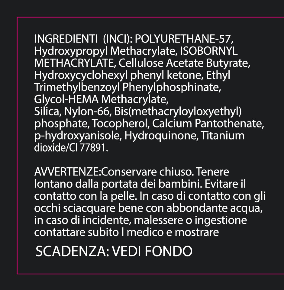 Clear - Hd Nylon Soak Off Base Builder con Vitamina E e Calcio 12ml