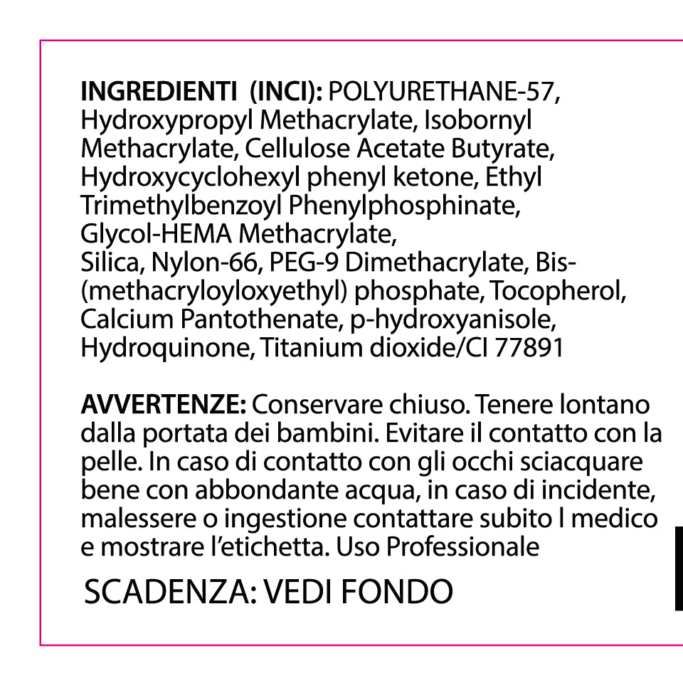 White Milk - Hd Nylon Soak Off Base Builder con Vitamina E e Calcio 12ml