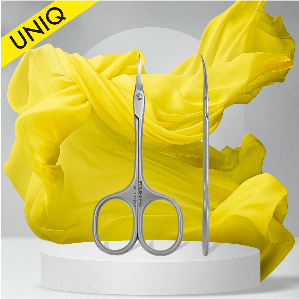 Ciseaux à cuticules professionnels « Ballerina » UNIQ 10 TYPE 4