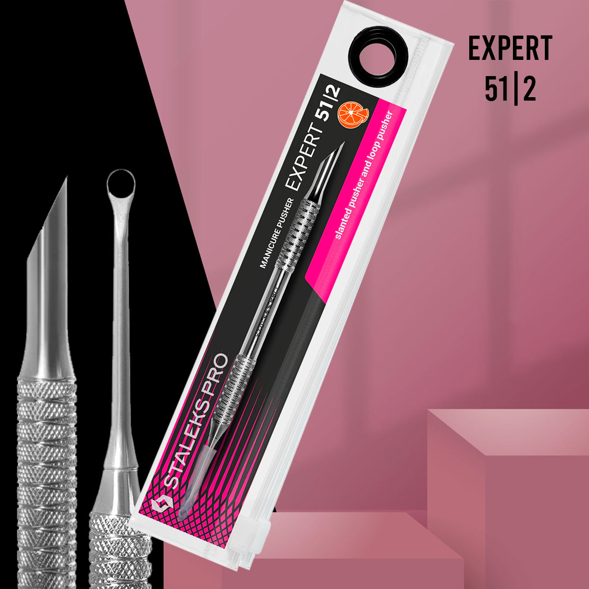 Pusher 'Bastoncino d'Arancio' con anello di rimozione EXPERT 51 TYPE 2