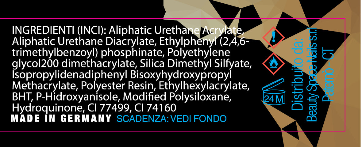 Gel UV per Foil - Colore Nero 5ml