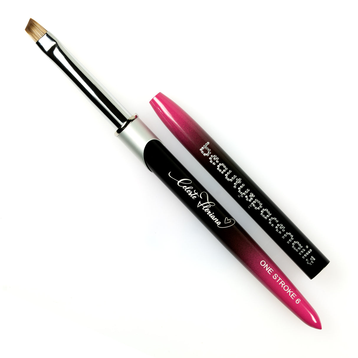 Pennello One Stroke 6 - Nail Art Angolare obliquo