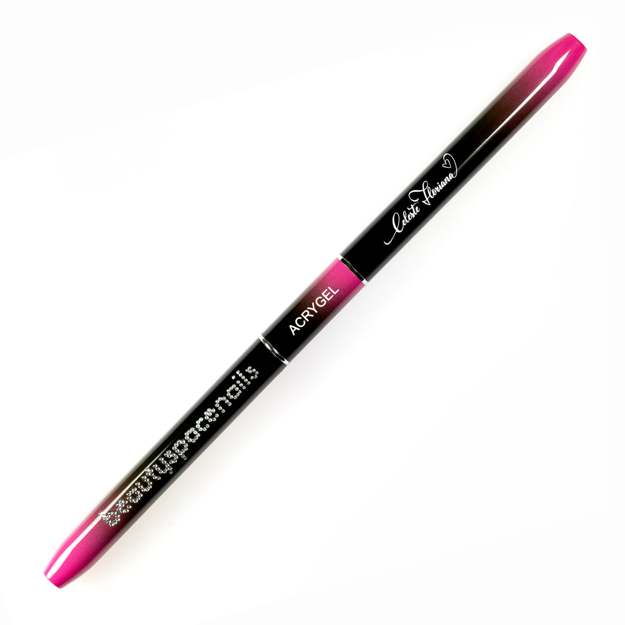 Pennello Ovale N° 6 per Polygel con spatola, sintetico di alta qualità