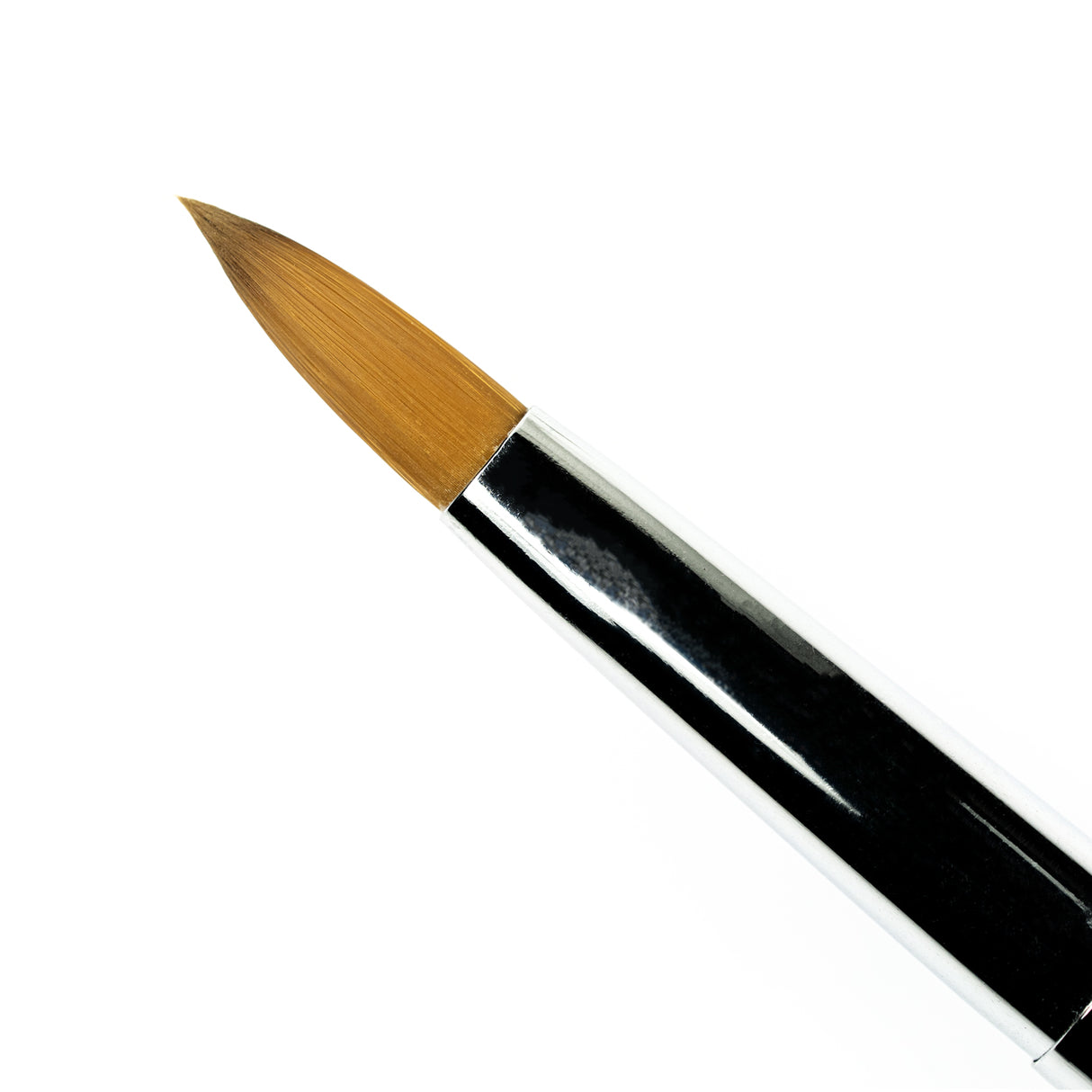 Pennello Ovale N° 6 per Polygel con spatola, sintetico di alta qualità