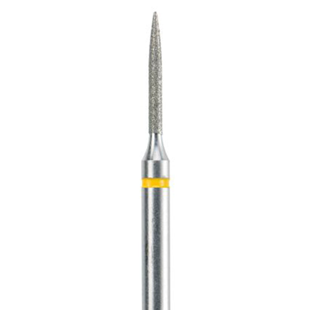 PF-079 - Punta per fresa Diamantata galvanizzata - Ago Lungo - Grana extra-fine - Ø 1 millimetro