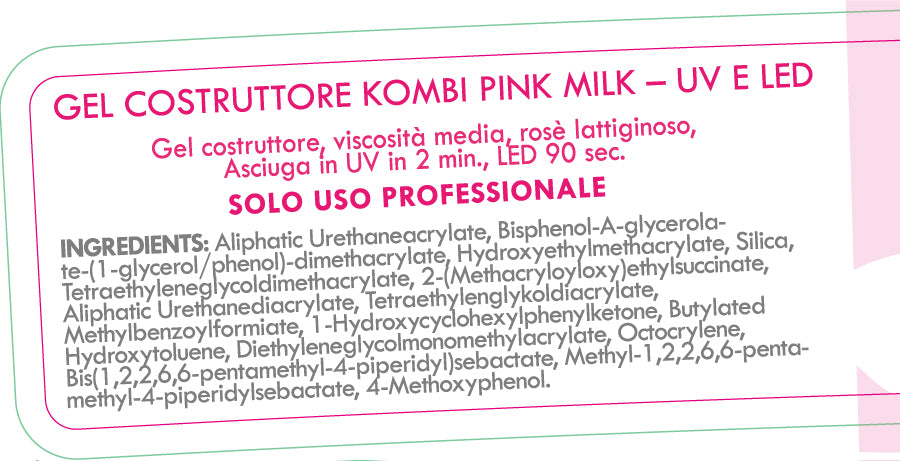 PINK MILK BUILDER - "New Evolution" - 15 ml