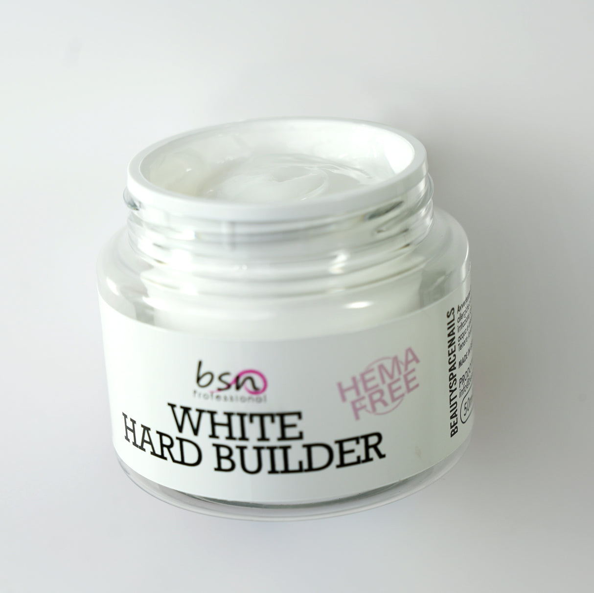White Hard Builder Gel - French Bianco Milky White Altissima densità