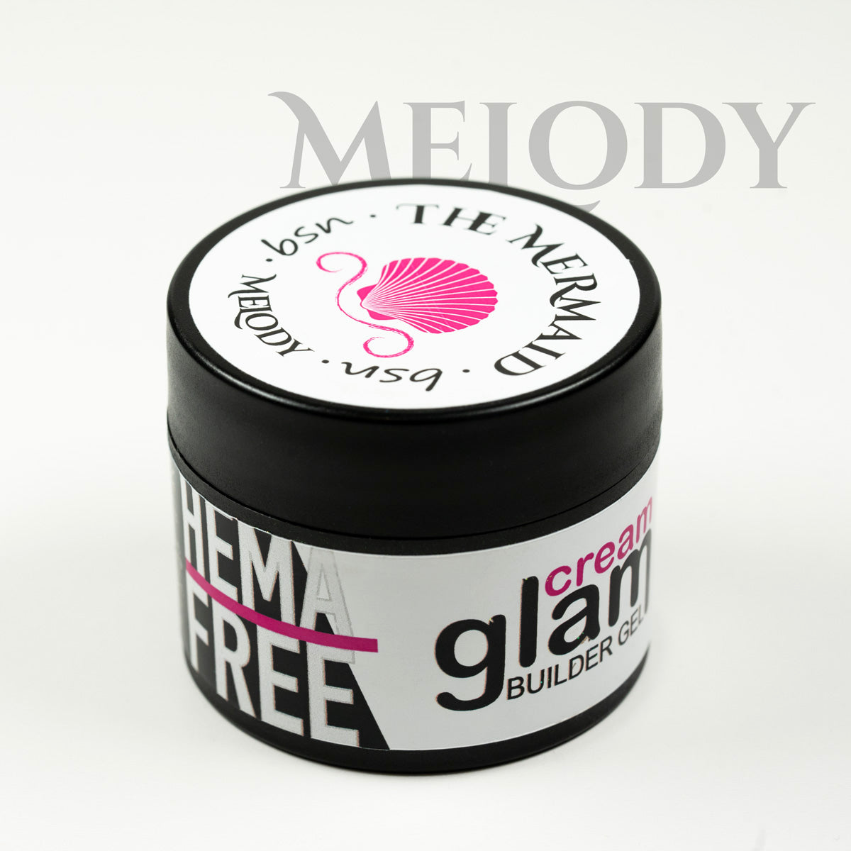 Melody - Mermaid -Glitter Builder Gel 30 ml - Hema Free