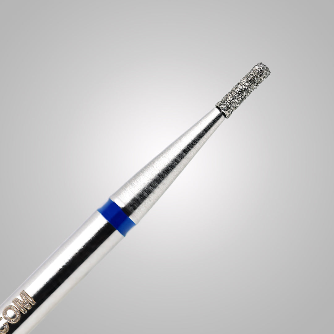 Micro Cilindro stretto Ø 1.0 mm - anello blu - BSN Prep Detail Cylinder Medium - Grana media