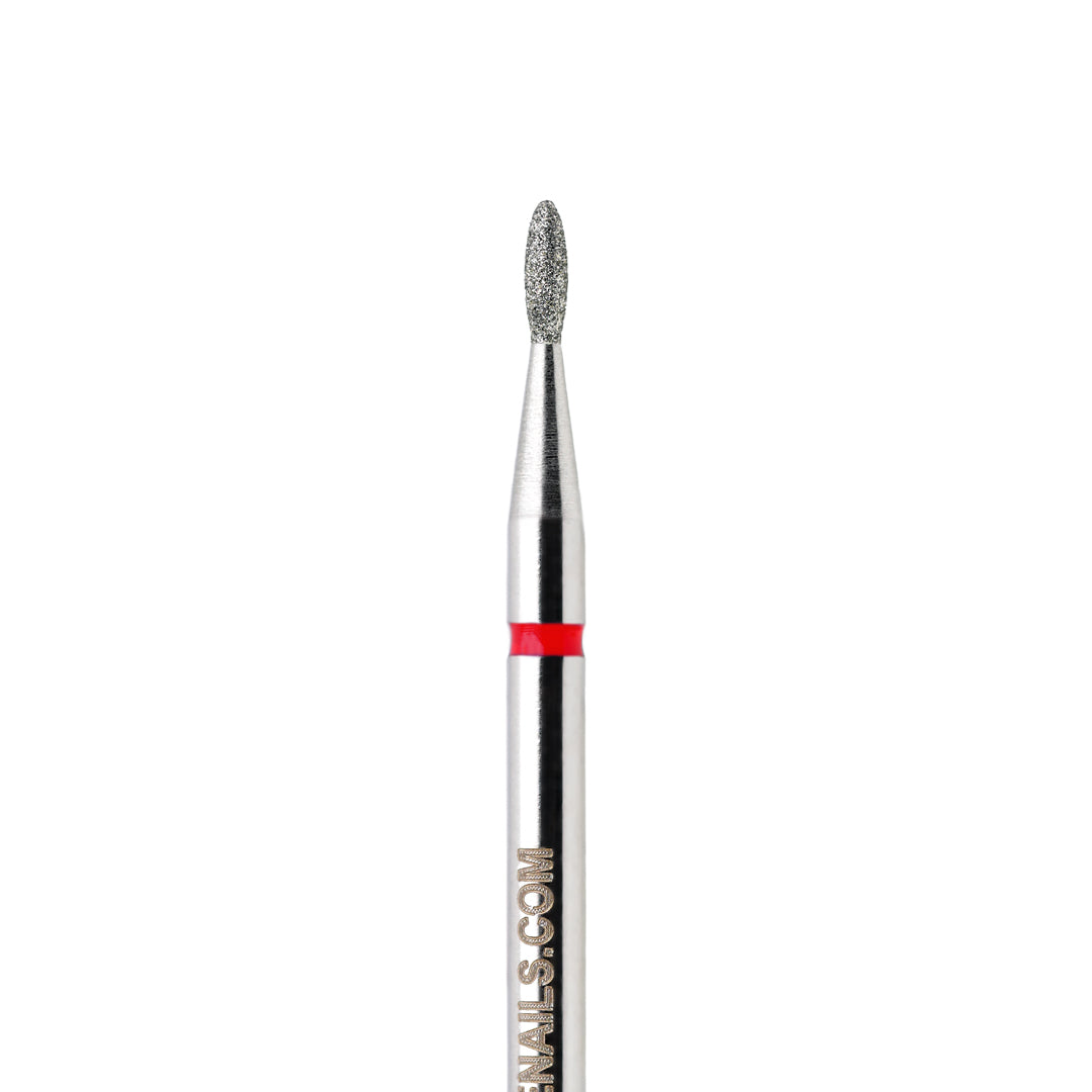 Oliva Goccia stretta Ø 1.4 mm - anello rosso - BSN Prep Cuticle Drop Soft - Grana fine
