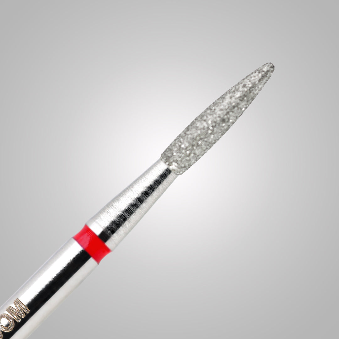 Punta Fiamma Ø 2.0 mm - anello rosso - BSN Prep Flame Slim Soft - Grana fine