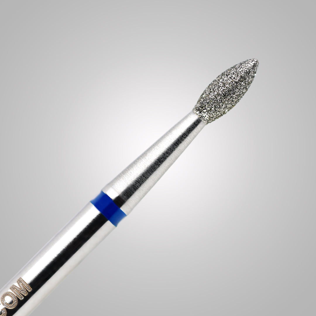 Punta Oliva piccola Ø 2.2 mm - anello blu - BSN Prep Olive Mini Medium - Grana media