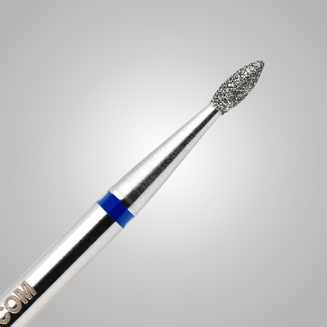 Punta Oliva piccola Ø 1.6 mm - anello blu - BSN Prep Olive Mini Medium - Grana media