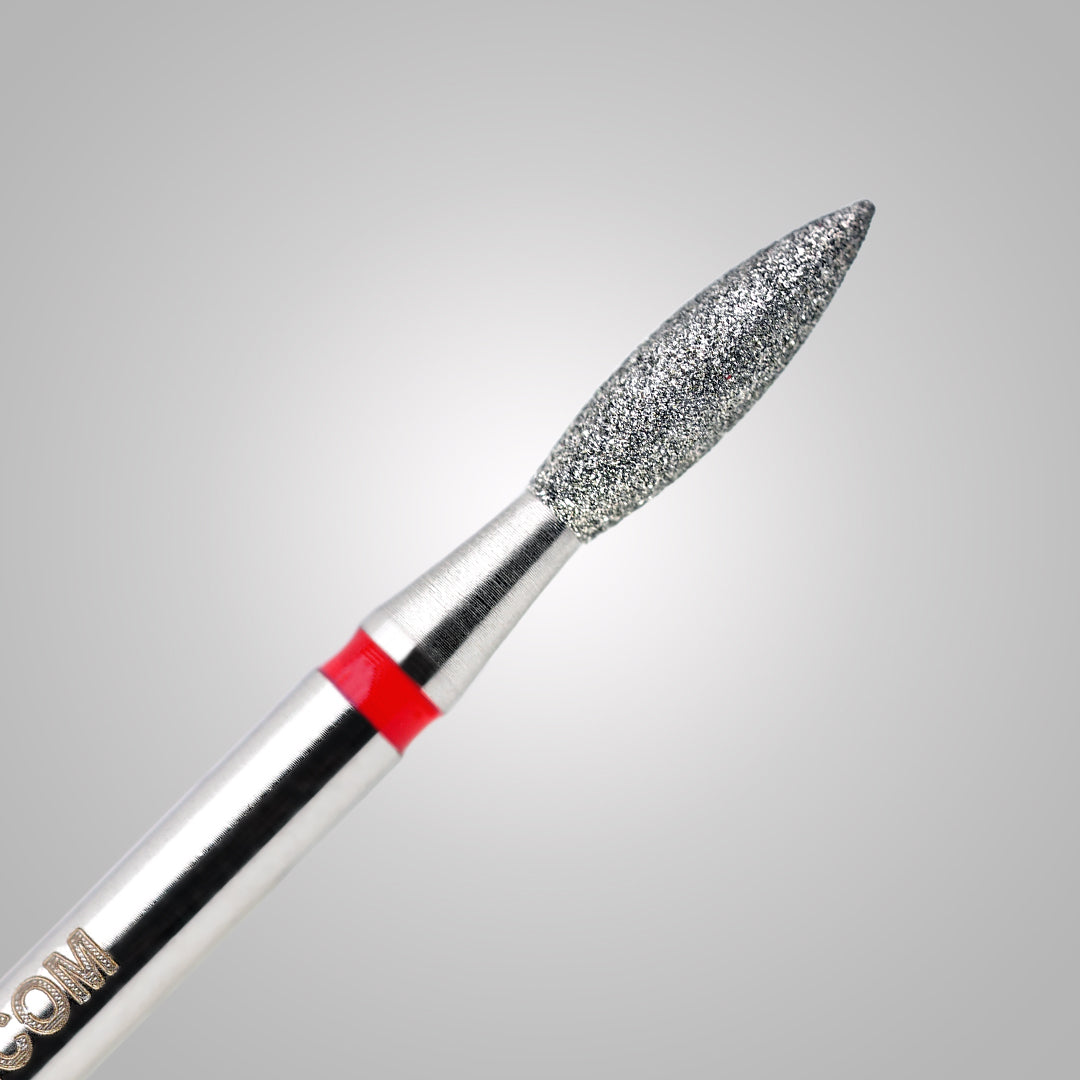 Punta Foglia/Fiamma larga Ø 2.3 mm - anello rosso - BSN Leaf Precision Soft - Grana fine