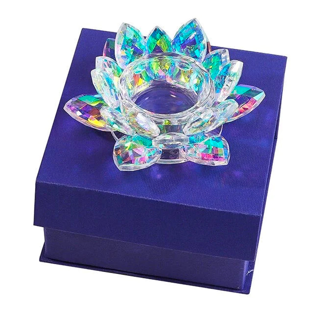 Bicchiere Lotus Crystal con Tappo Contenitore per liquidi Dappen dish