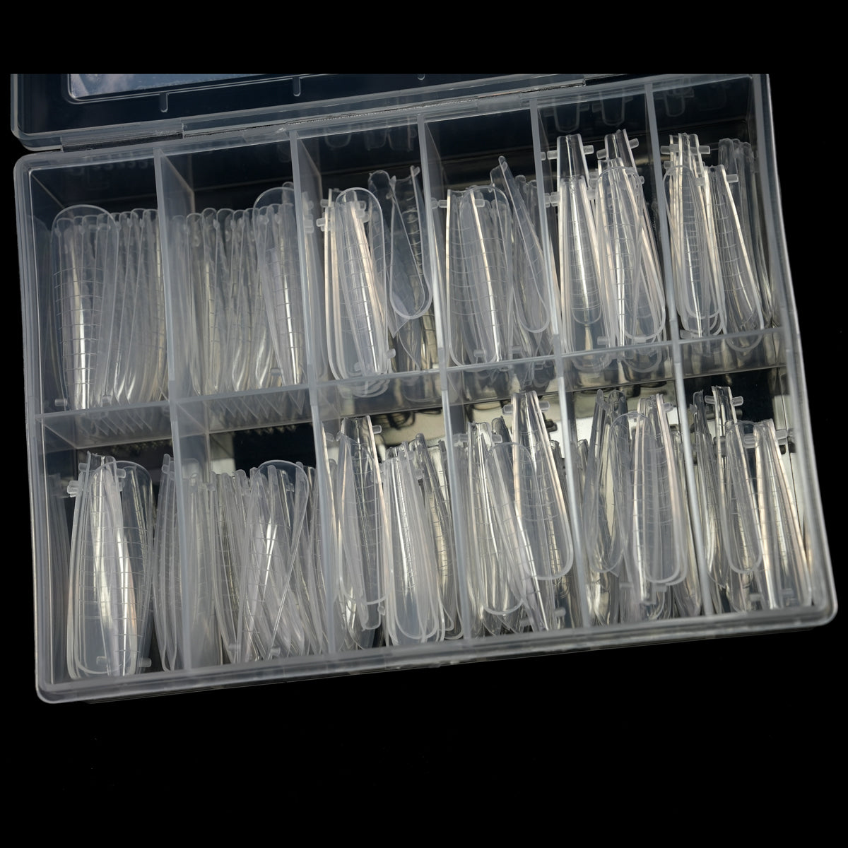 Dualforms 19 - Dual form Long Coffin XL- Formine trasparenti 120 pezzi