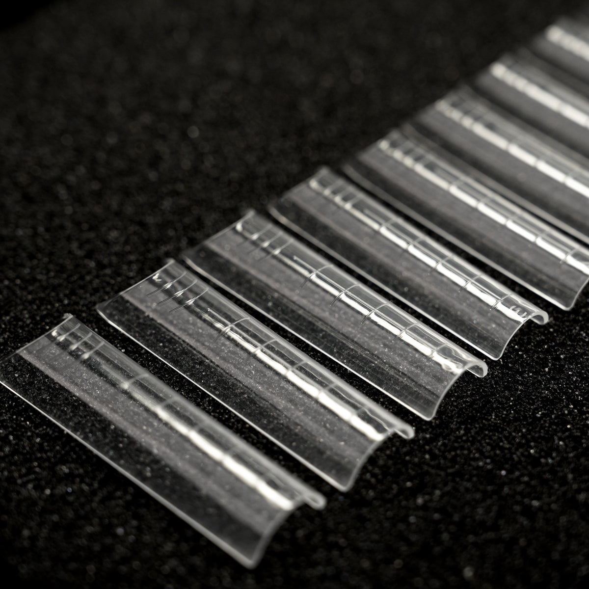 Dualforms 01 - Dual form per allungamento Square - Dual system form in Box - Formine trasparenti 120 pezzi