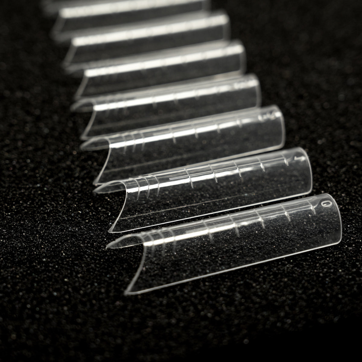 Dualforms 01 - Dual form per allungamento Square - Dual system form in Box - Formine trasparenti 120 pezzi