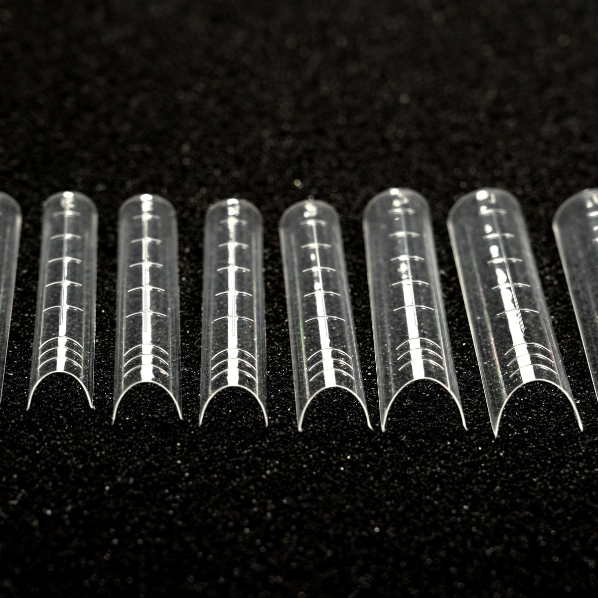 Dualforms 01 - Dual form per allungamento Square - Dual system form in Box - Formine trasparenti 120 pezzi