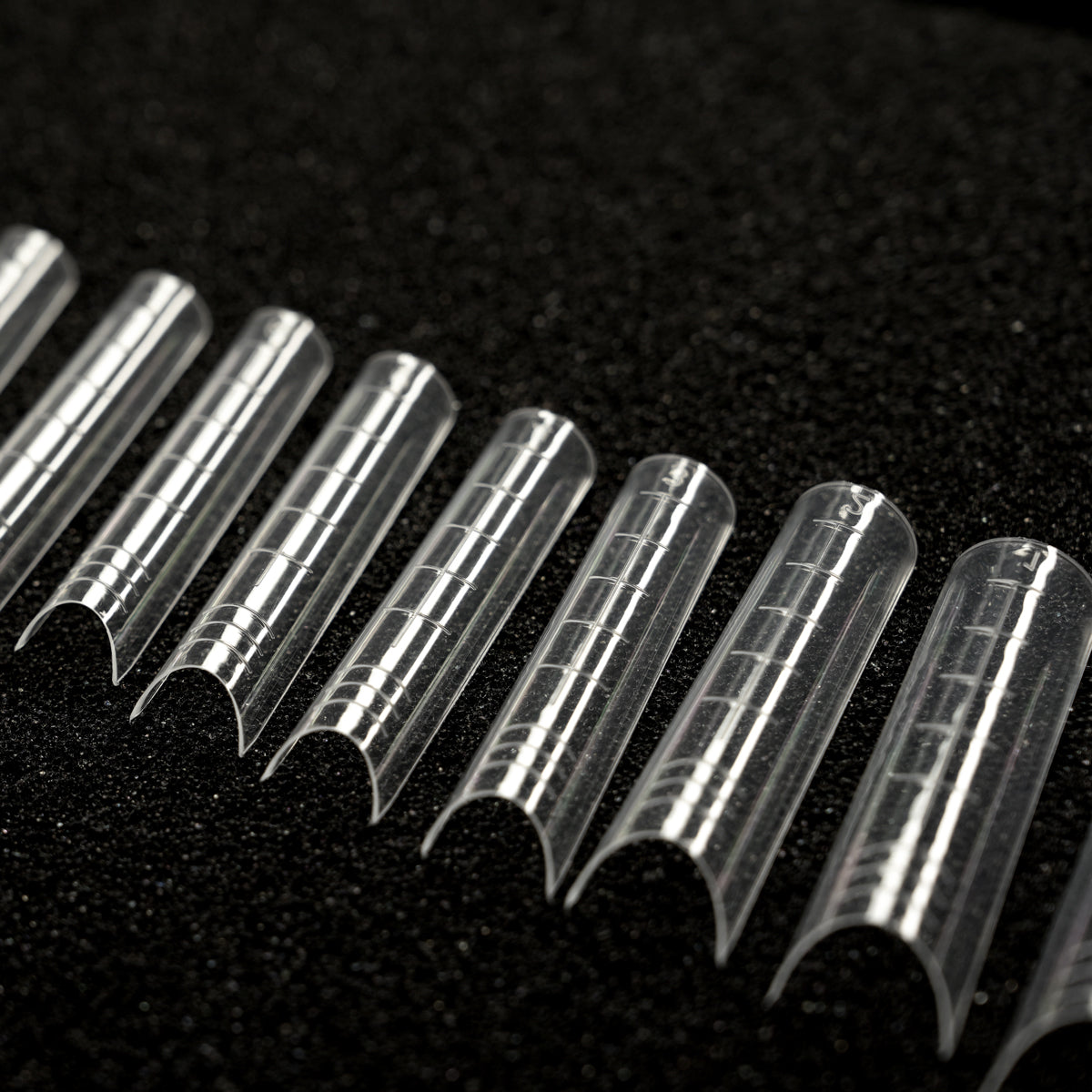 Dualforms 01 - Dual form per allungamento Square - Dual system form in Box - Formine trasparenti 120 pezzi