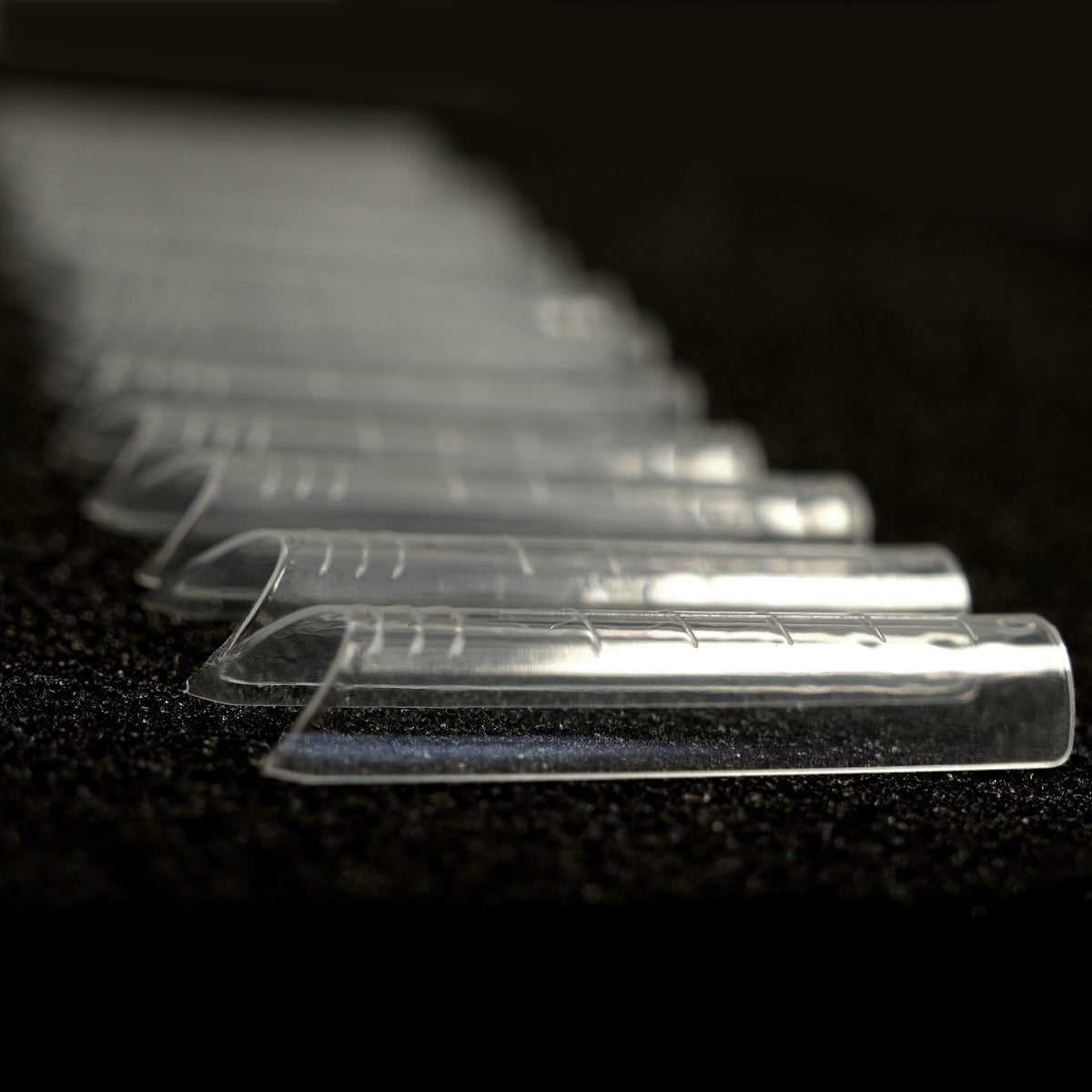 Dualforms 01 - Dual form per allungamento Square - Dual system form in Box - Formine trasparenti 120 pezzi