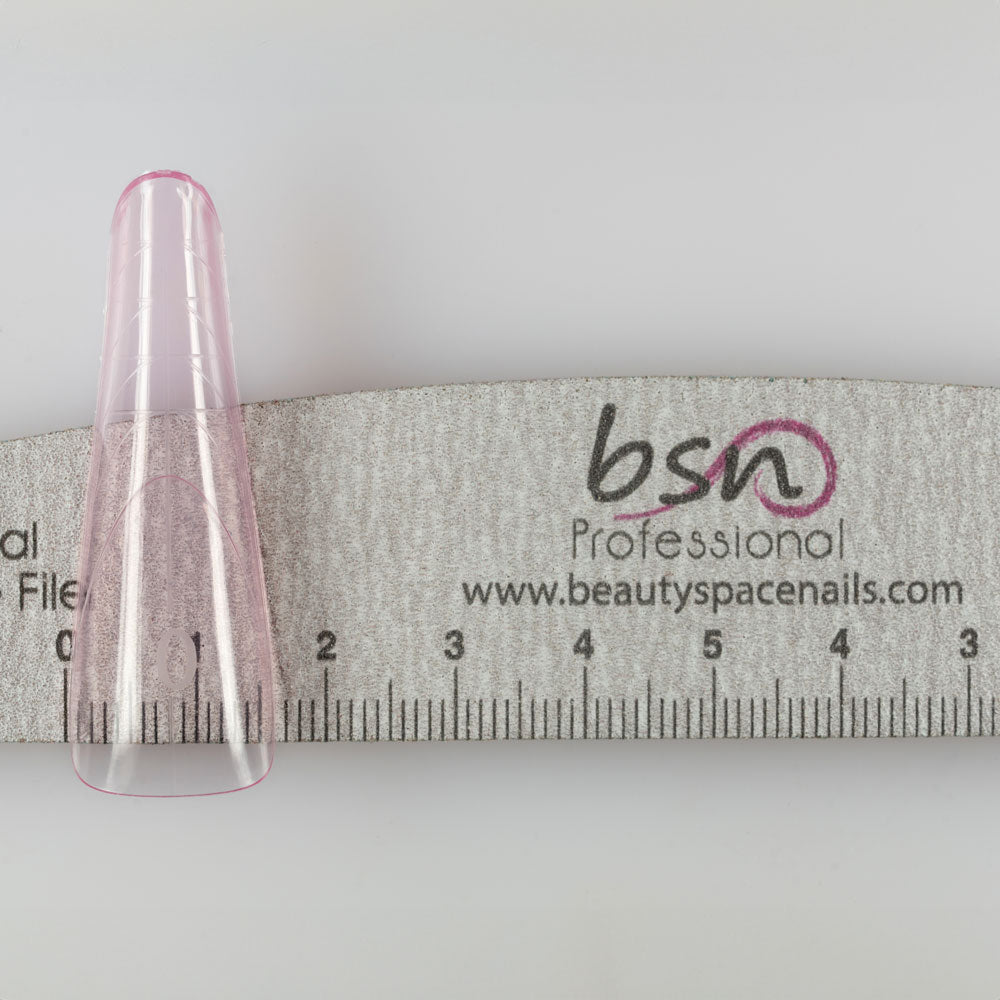 Mandorla + French - Dual form in Box - Formine rosa trasparenti 150 pezzi