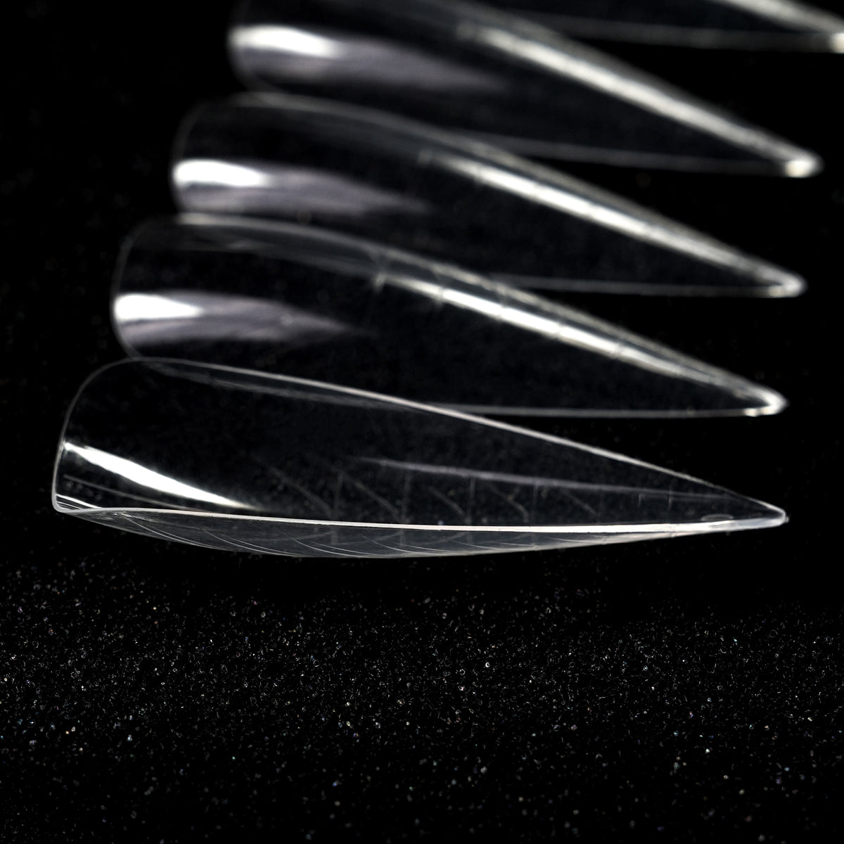 Dualforms 14 - Mandorla XXL 0mm - Dual form in Box - Formine trasparenti 15 misure 150 pezzi